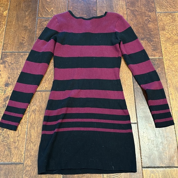 AB Studio Striped Sweater Dress - Picture 4 of 5